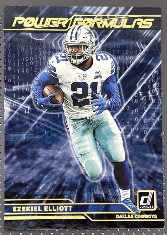 2021 Donruss Power Formulas Ezekiel Elliott Dallas Cowboys #PF2