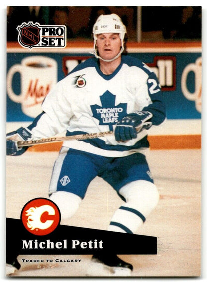 1991-92 Pro Set Michel Petit Calgary Flames #492