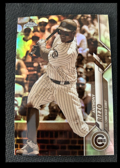 2020 Topps Chrome Sepia Anthony Rizzo Chicago Cubs #71 Refractor