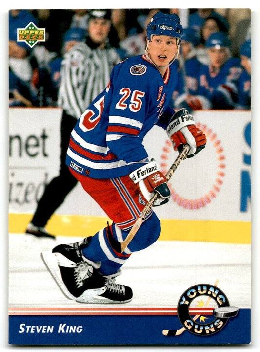 1992-93 Upper Deck Steven King Rookie New York Rangers #575