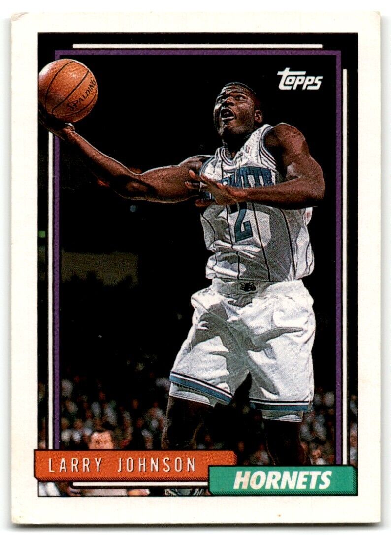 1992-93 Topps Larry Johnson Charlotte Hornets #283