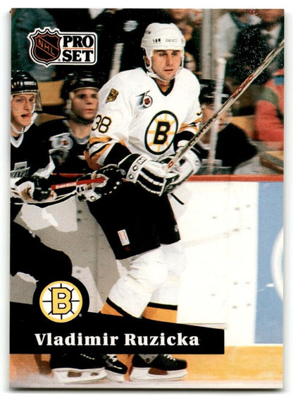 1991-92 Pro Set Vladimir Ruzicka Boston Bruins #353