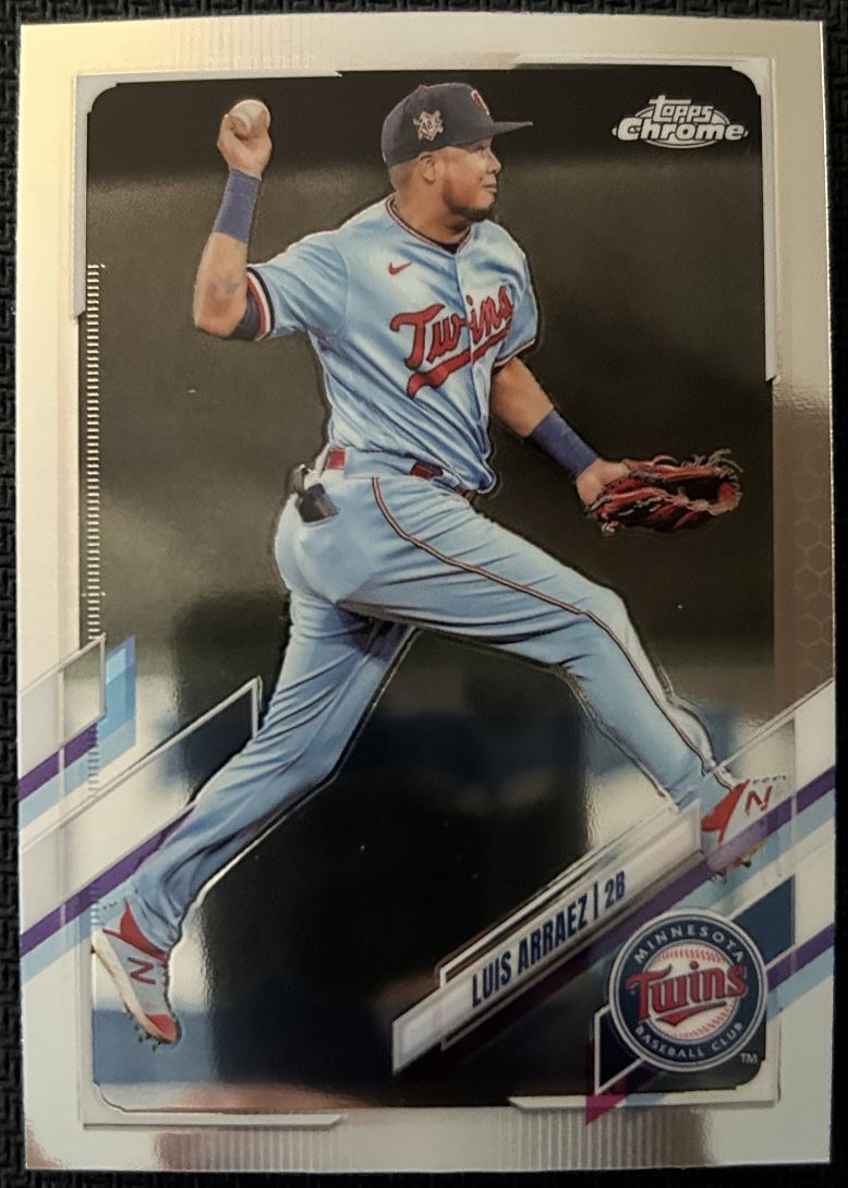 2021 Topps Chrome Luis Arraez Rookie Minnesota Twins #45