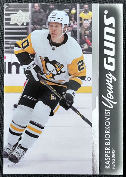 2021-22 Upper Deck Kasper Bjorkqvist Rookie Pittsburgh Penguins #714