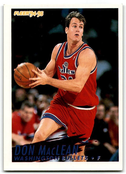 1994-95 Fleer Don MacLean Washington Bullets #234