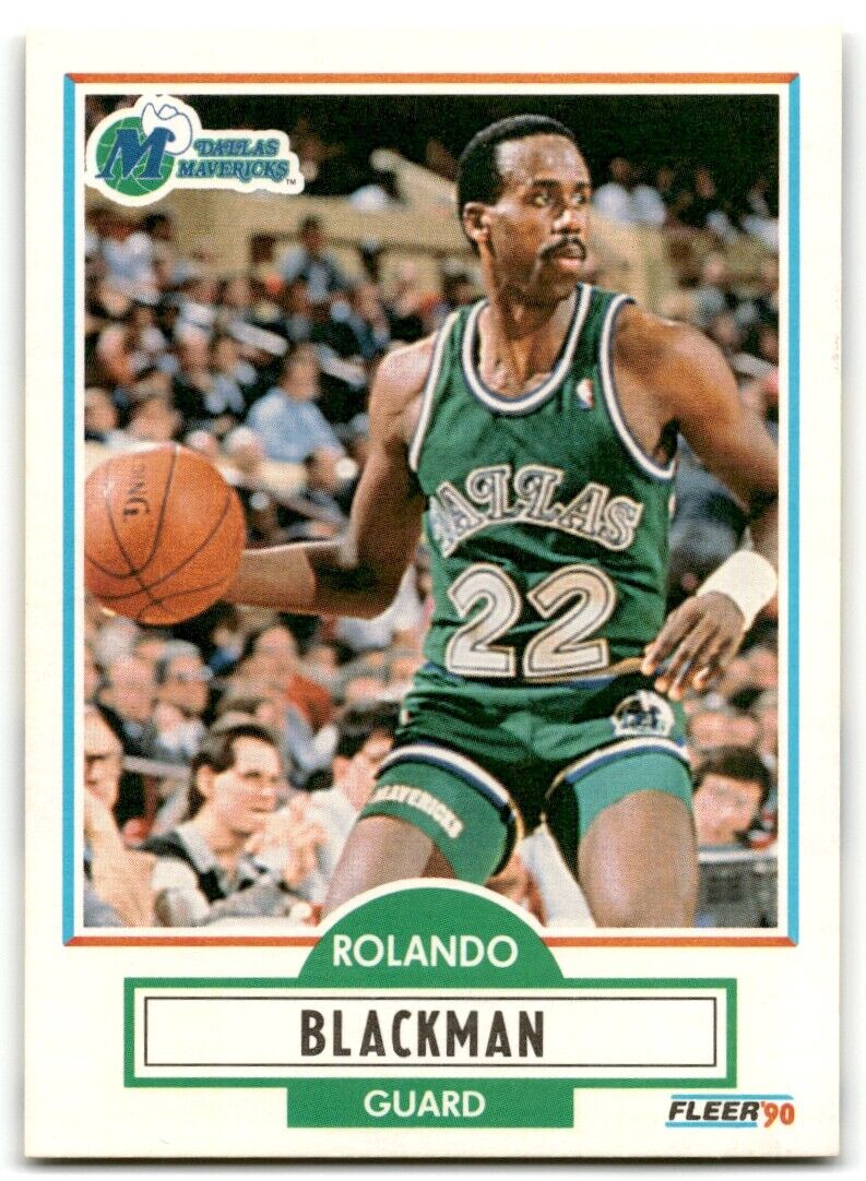 1990-91 Fleer Rolando Blackman Dallas Mavericks #38