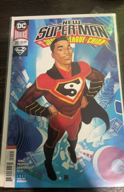 New Super-man and The Justice League of China #20 Variant Cover NM (2018) DC