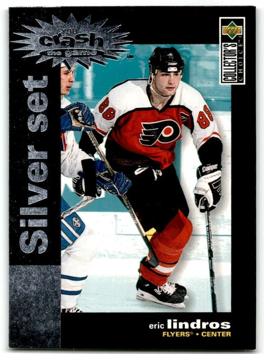 1995-96 Collector's Choice You Crash the Game Silver Bonus Eric Lindros