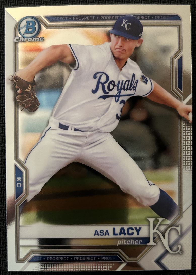 2021 Bowman Chrome Prospects Asa Lacy Kansas City Royals #BCP-83