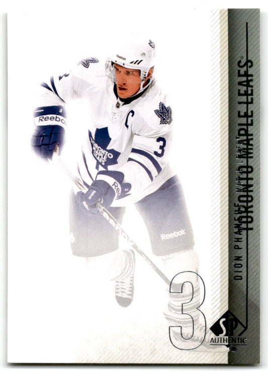 2010-11 SP Authentic Dion Phaneuf Toronto Maple Leafs #106