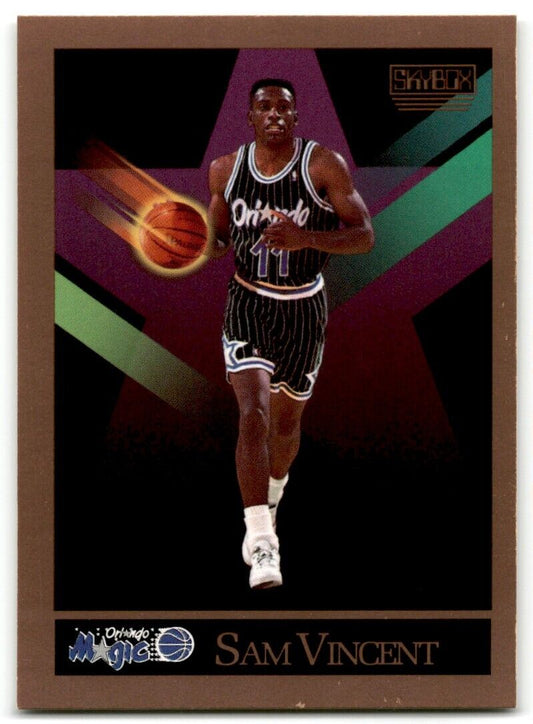 1990-91 SkyBox Sam Vincent Orlando Magic #209