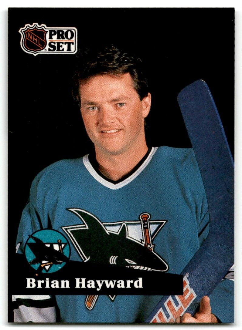 1991-92 Pro Set Brian Hayward San Jose Sharks #327