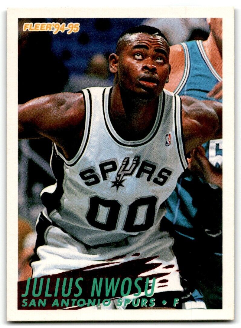 1994-95 Fleer Julius Nwosu San Antonio Spurs #369