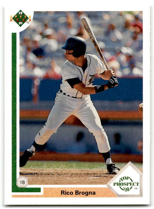 1991 Upper Deck Rico Brogna Detroit Tigers #73