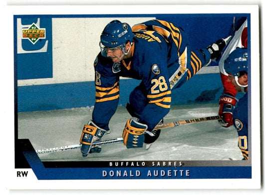 1993-94 Upper Deck Donald Audette Buffalo Sabres #5