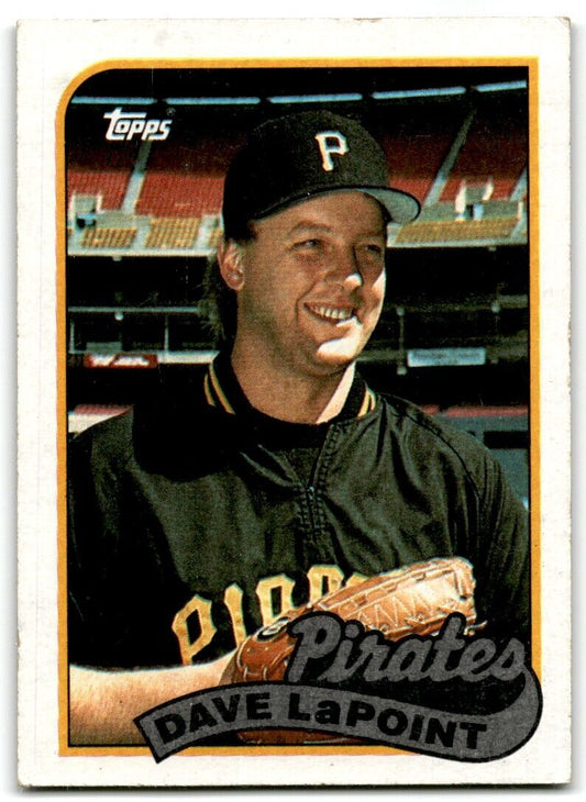 1989 Topps Dave LaPoint Pittsburgh Pirates #89