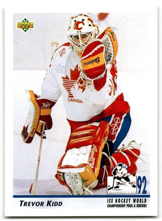 1992-93 Upper Deck Trevor Kidd Canada #385