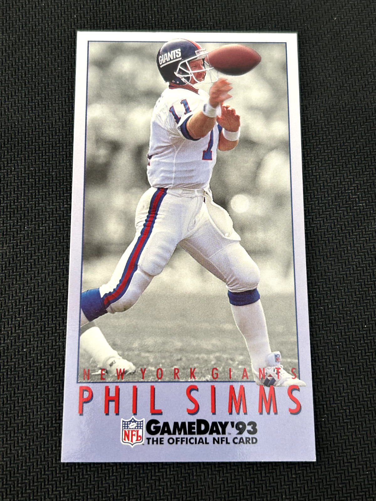 1993 GameDay Football Card #254 Phil Simms