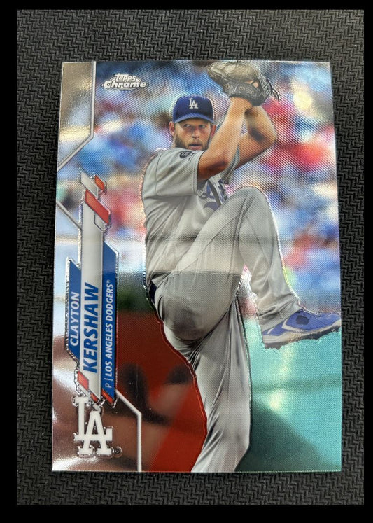 2020 Topps Chrome Clayton Kershaw Los Angeles Dodgers #122