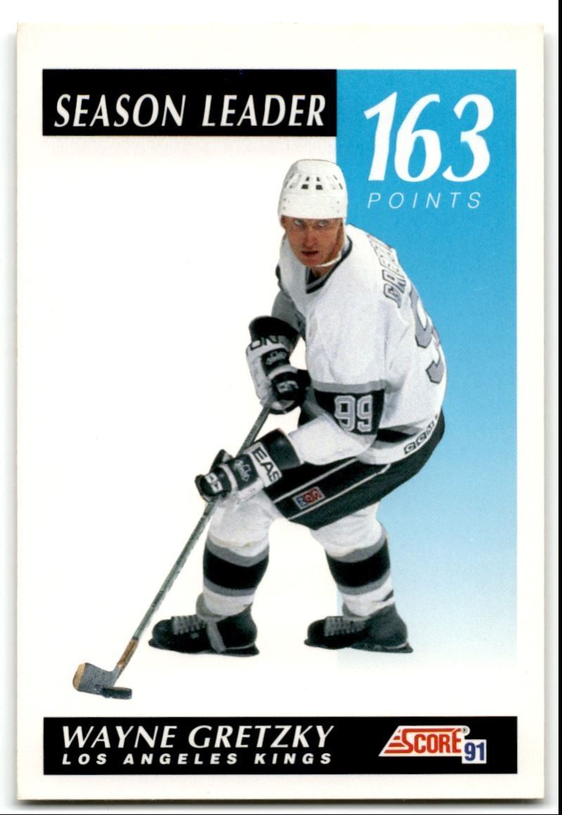 1991-92 Score Canadian Bilingual Wayne Gretzky Los Angeles Kings #296