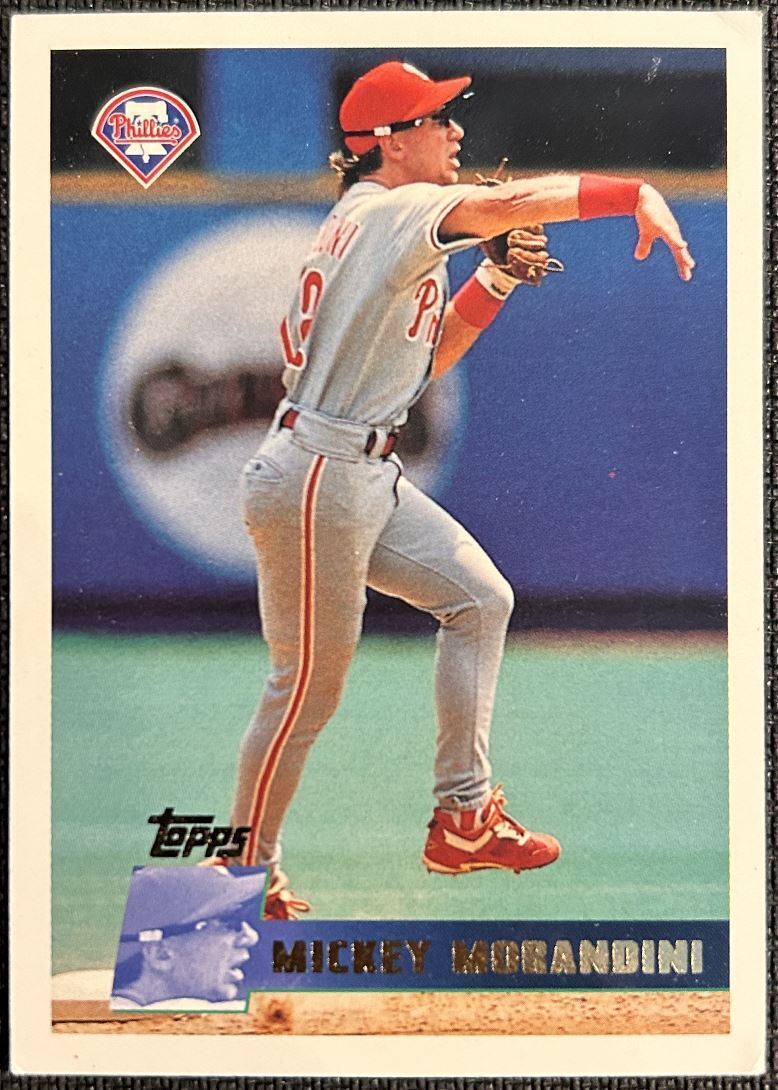 1996 Topps Mickey Morandini Philadelphia Phillies #370