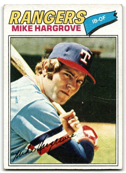 1977 Topps Mike Hargrove Texas Rangers #275