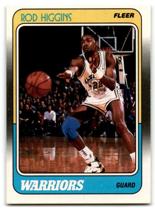 1988-89 Fleer Rod Higgins Rookie Golden State Warriors #47