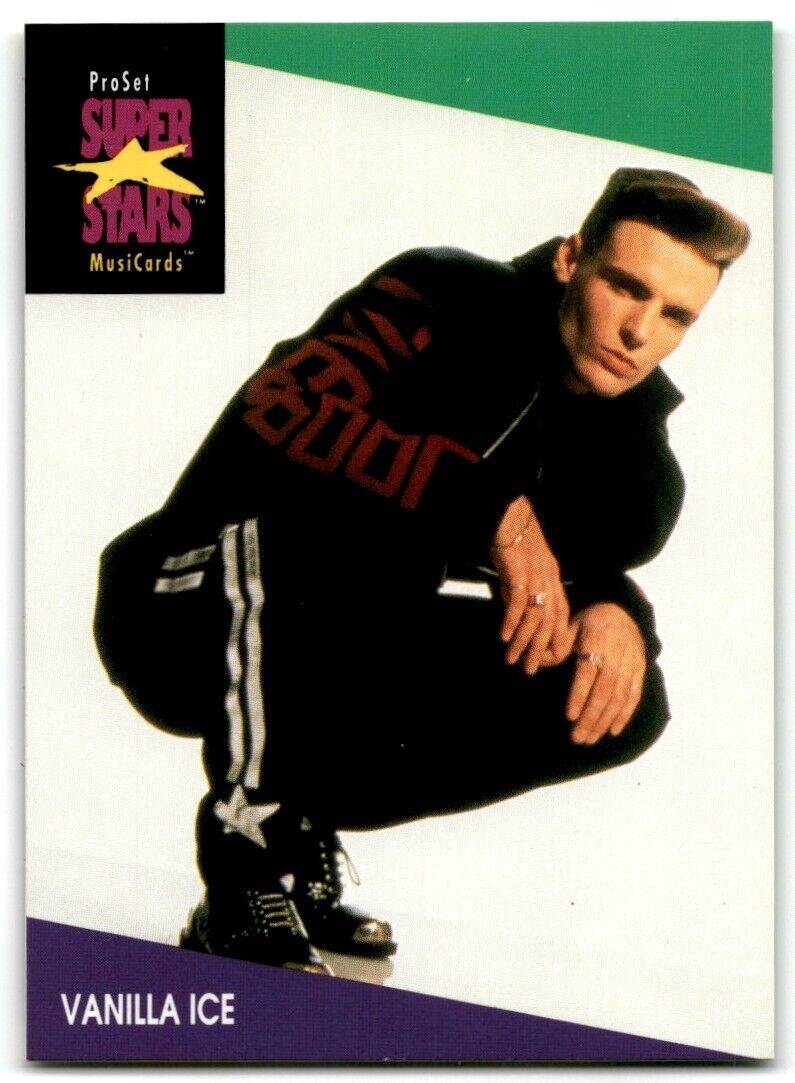 1991-92 ProSet Super Stars MusiCard Vanilla Ice #141