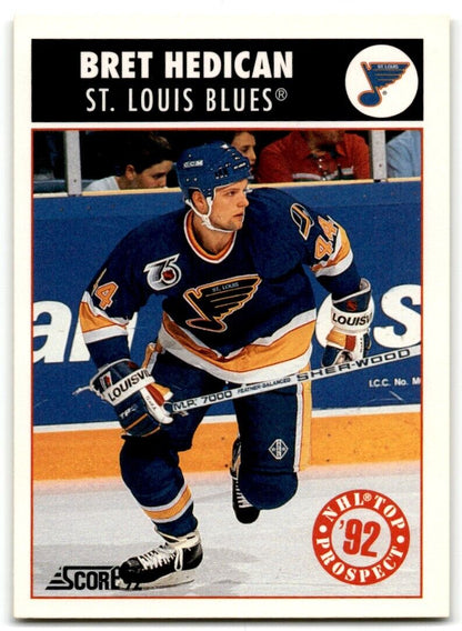 1992-93 Score Bret Hedican Rookie St. Louis Blues #471