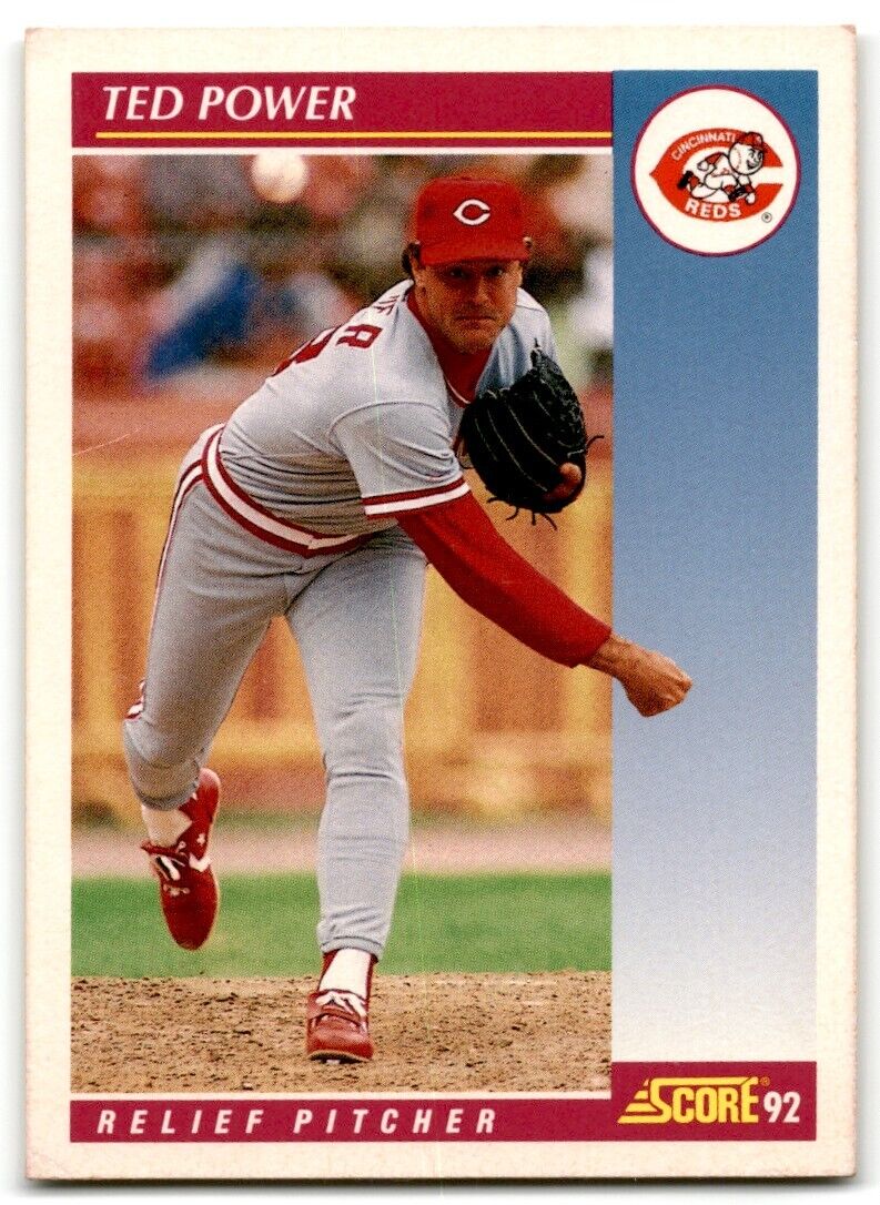 1992 Score Ted Power Cincinnati Reds #113