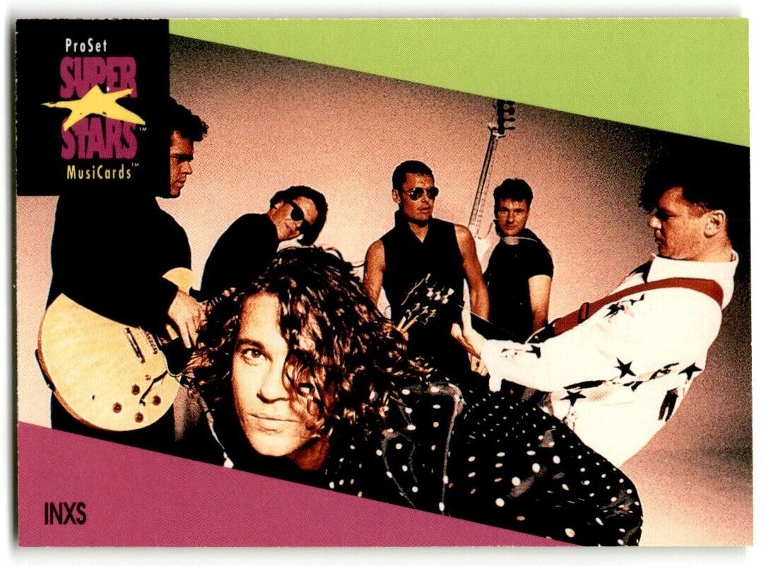 1991-92 ProSet Super Stars MusiCard INXS #55