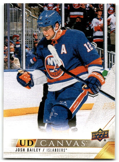 2022-23 Upper Deck UD Canvas Josh Bailey New York Islanders #C51