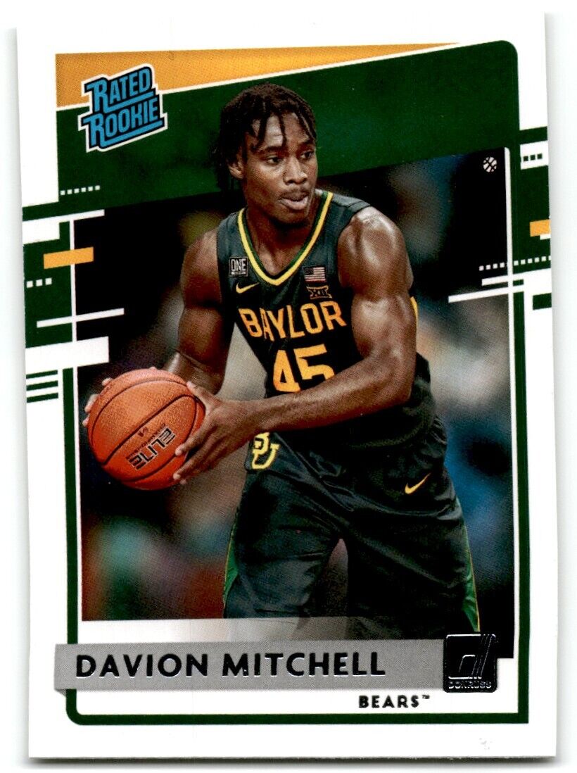 2021-22 Panini Chronicles Donruss Draft Picks Davion Mitchell Baylor Bears #35