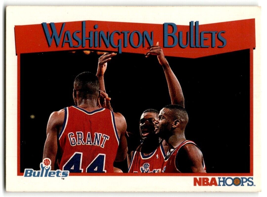 1991-92 Hoops Washington Bullets Washington Bullets #300