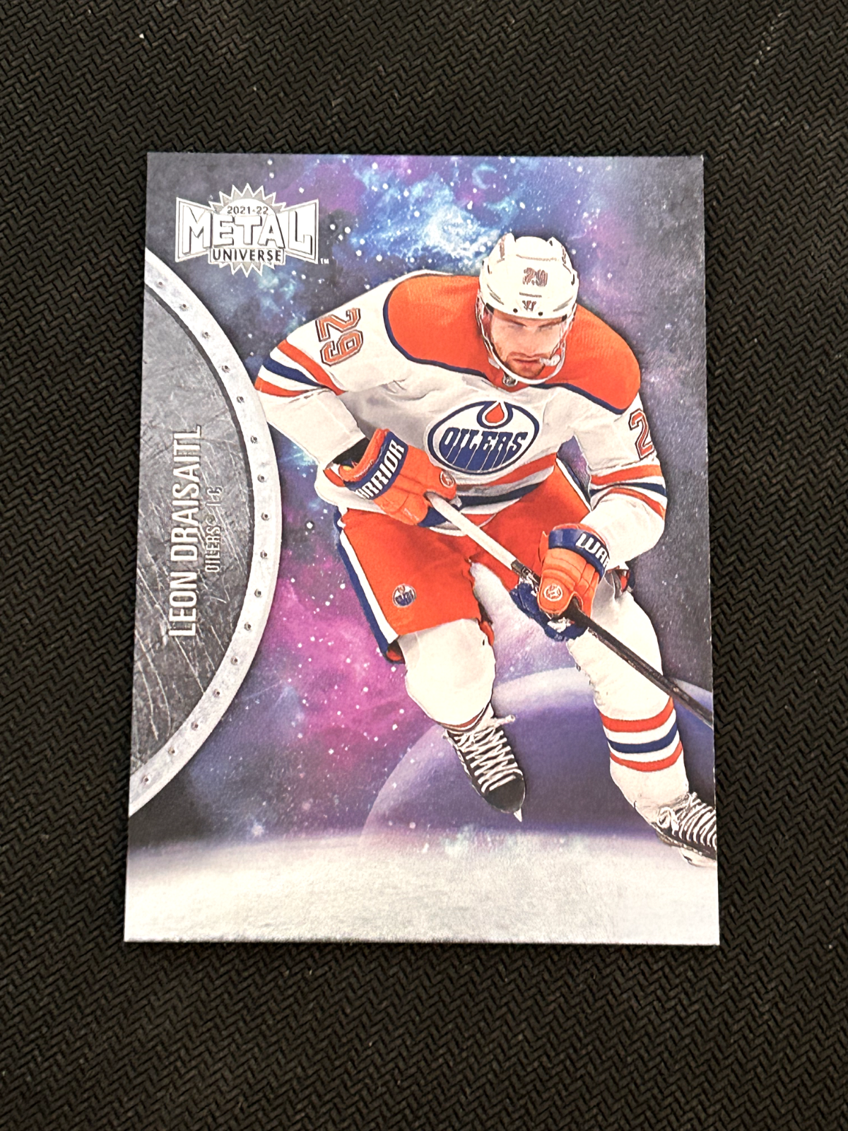 2021-22 Skybox Metal Universe #140 Leon Draisaitl Alternate Jersey