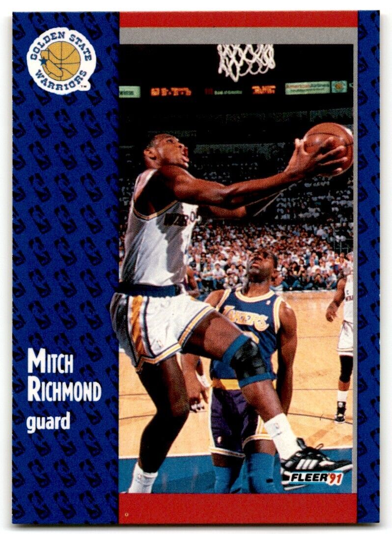 1991-92 Fleer Mitch Richmond Golden State Warriors #71