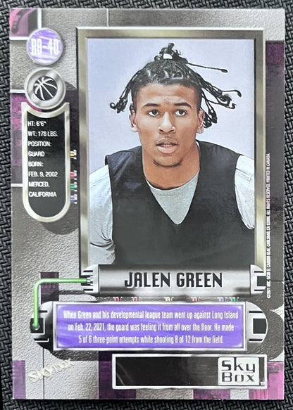 2021-22 Skybox Metal Universe Champion Jalen Green Rookie #RB-40