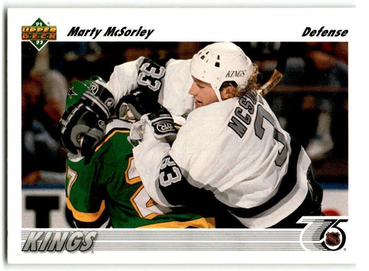 1991-92 Upper Deck Marty McSorley Los Angeles Kings #199