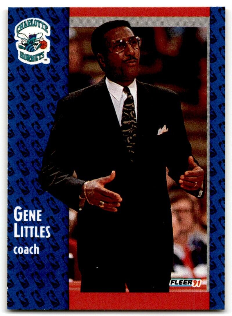 1991-92 Fleer Gene Littles Charlotte Hornets #22