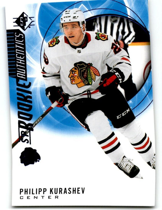 2020-21 Upper Deck Rookie SP Authentic Philipp Kurashev Rookie Chicago