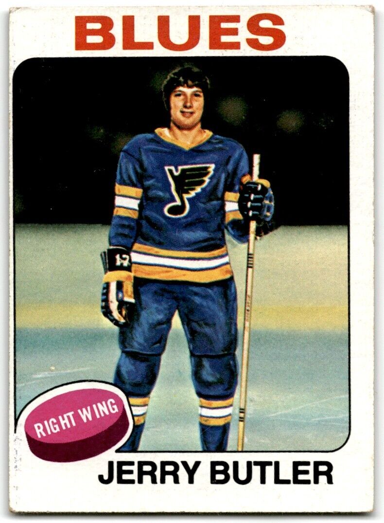 1975-76 Topps Jerry Butler St. Louis Blues #167