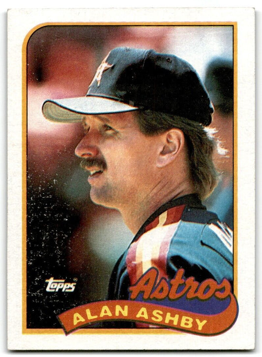 1989 Topps Alan Ashby Houston Astros #492