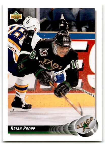 1992-93 Upper Deck Brian Propp Minnesota North Stars #177