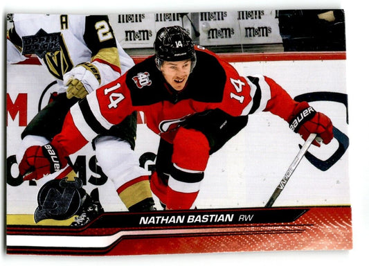 2023-24 Upper Deck Nathan Bastian New Jersey Devils #360