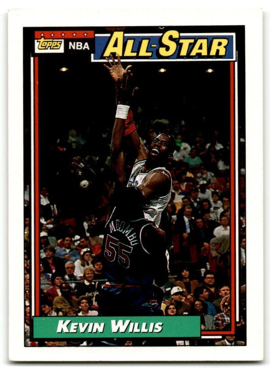 1992-93 Topps Kevin Willis Atlanta Hawks #109