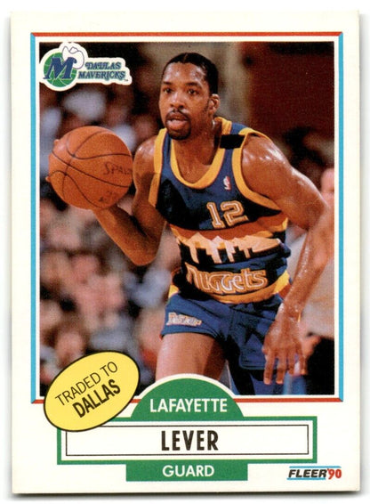 1990-91 Fleer Lafayette Lever Dallas Mavericks #50