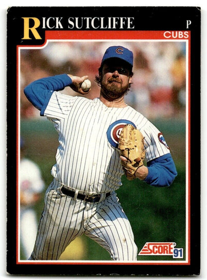 1991 Score Rick Sutcliffe Chicago Cubs #785