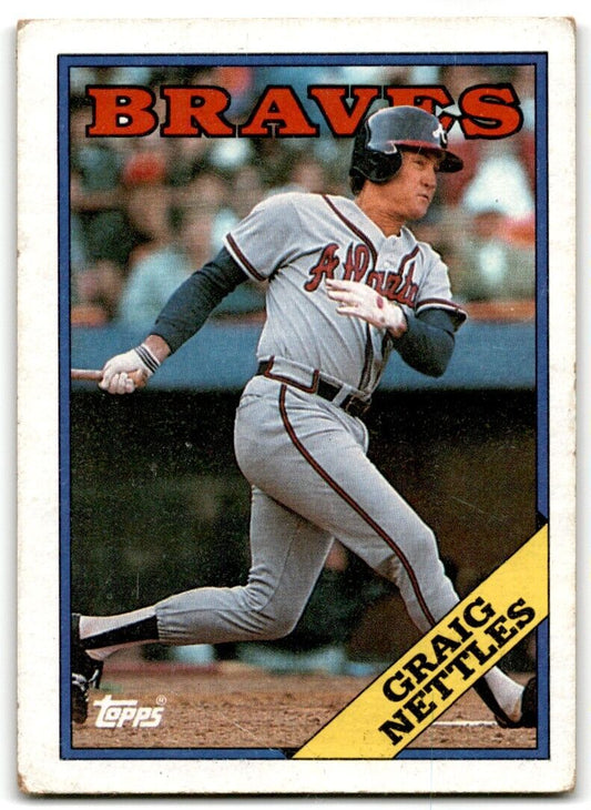 1988 Topps Graig Nettles Atlanta Braves #574