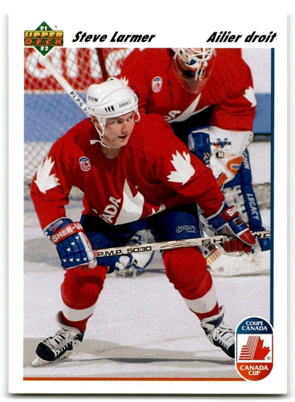 1991-92 Upper Deck French Steve Larmer Canada #15