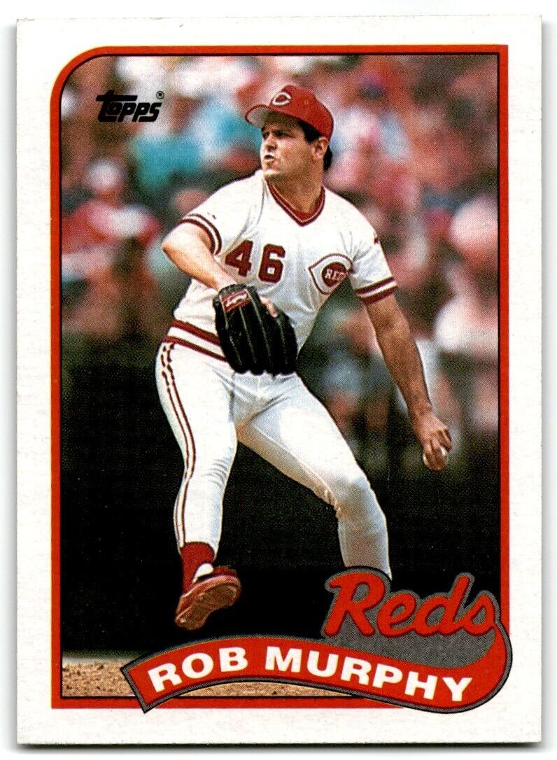 1989 Topps Rob Murphy Cincinnati Reds #446